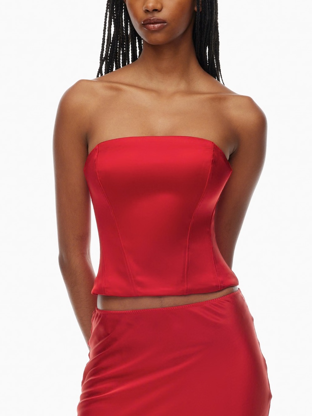 Aritzia Castle Satin Bustier